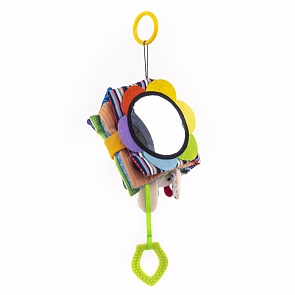 Развивающая мягкая книжка с погремушкой (Happy Snail, 19HS03BK)